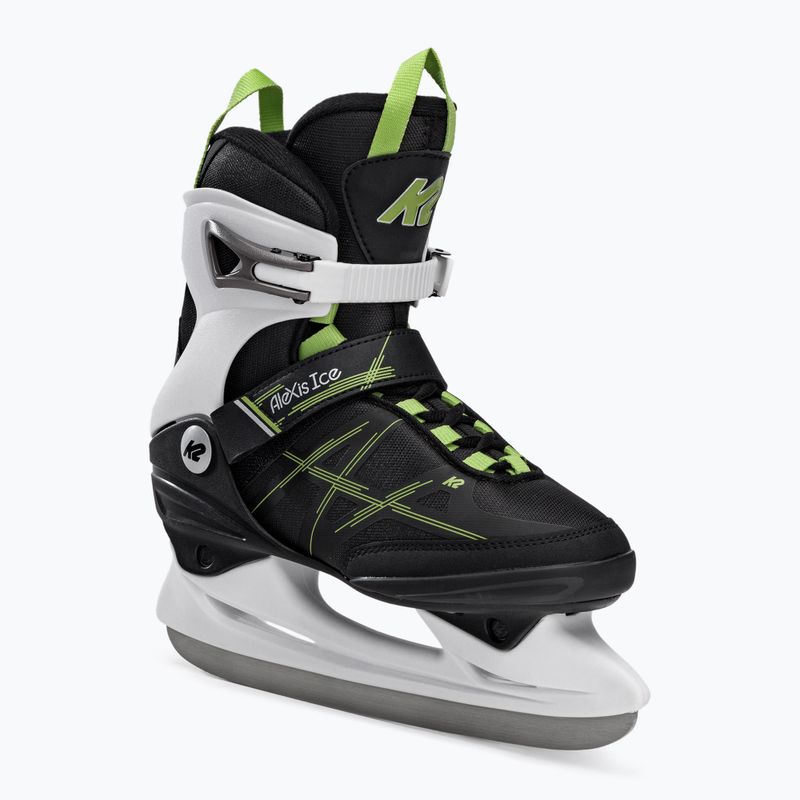 Жіночі ковзани K2 Alexis Ice W чорні/зелені