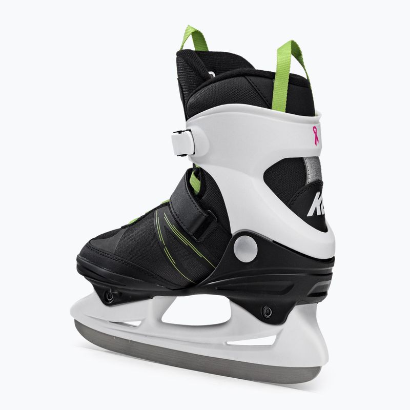 Жіночі ковзани K2 Alexis Ice W чорні/зелені 3