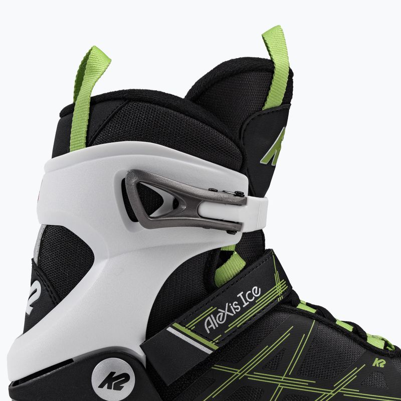 Жіночі ковзани K2 Alexis Ice W чорні/зелені 6