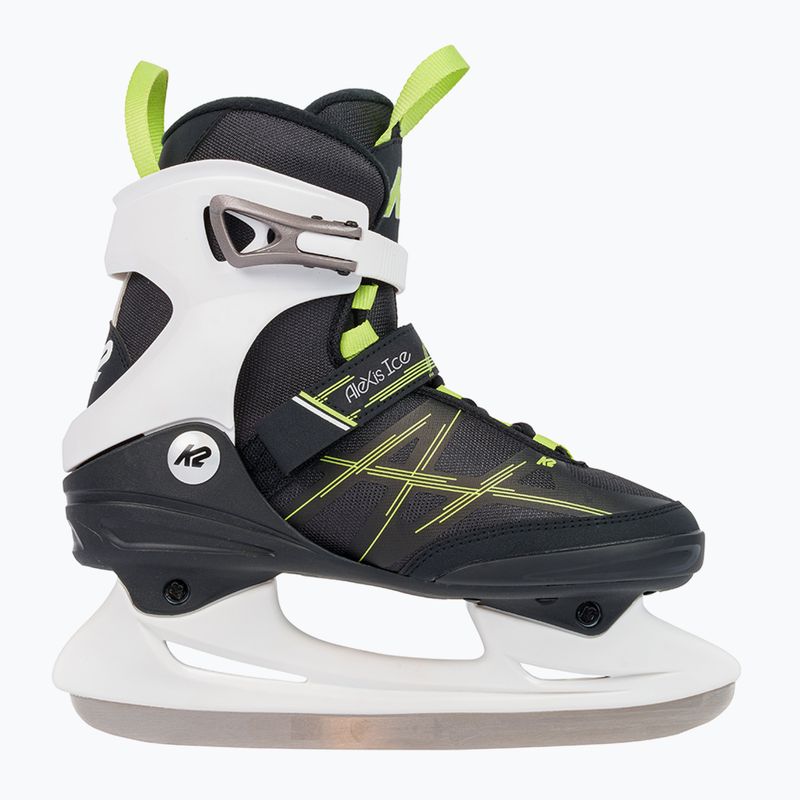 Жіночі ковзани K2 Alexis Ice W чорні/зелені 10