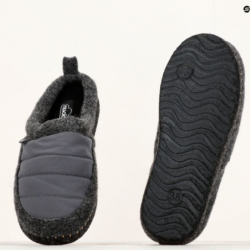 Капці зимові Nuvola Zueco New Wool dark гrey 16