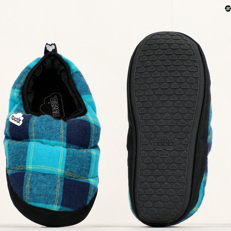Капці зимові Nuvola Classic Scotland turquoise/blue 15