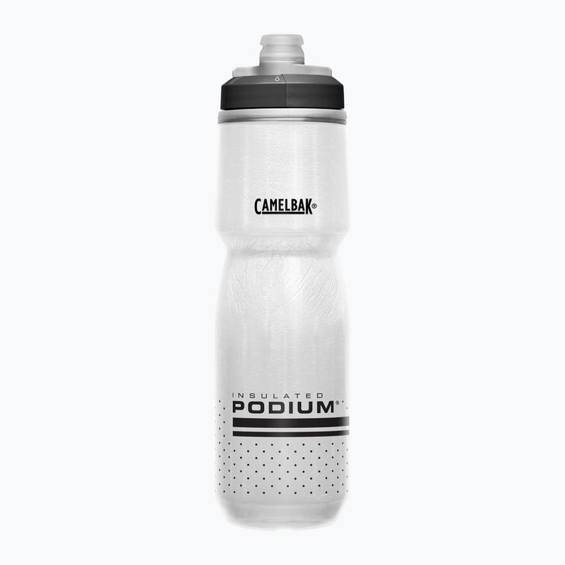 Велосипедна пляшка CamelBak Podium Chill 710 мл білий/чорний