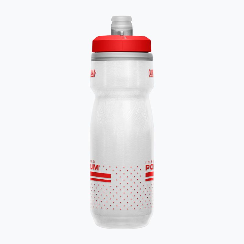 Велосипедна пляшка CamelBak Podium Chill 620мл вогненно-червона/біла 2