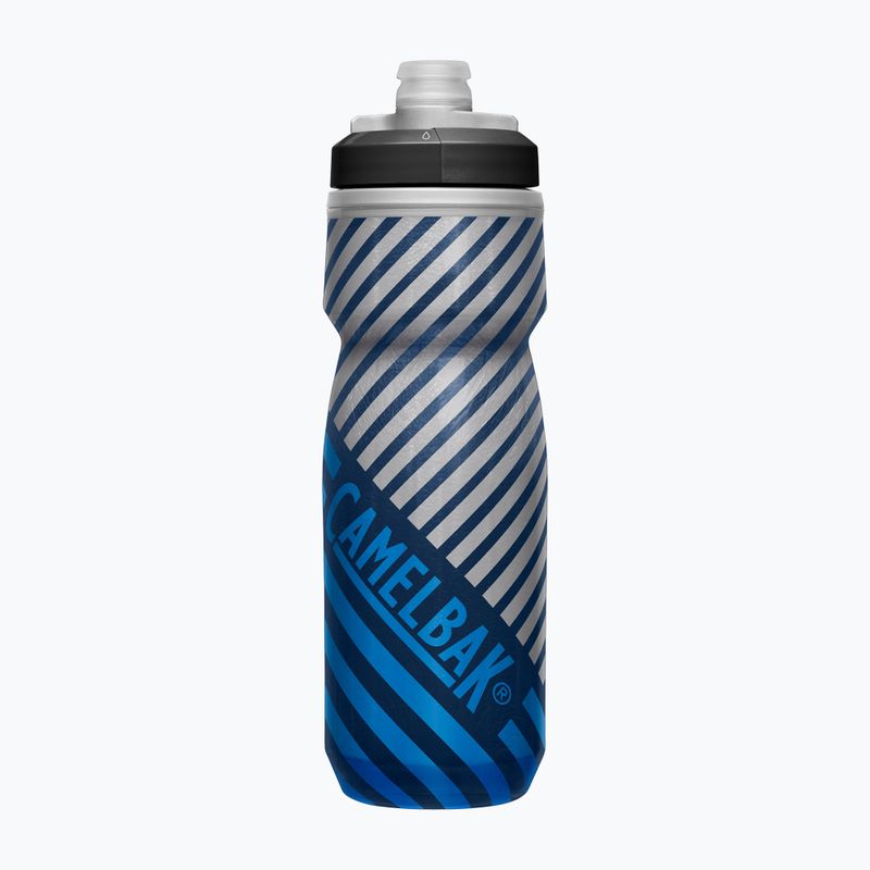 Пляшка велосипедна CamelBak Podium Chill 620 мл navy/ blue stripe