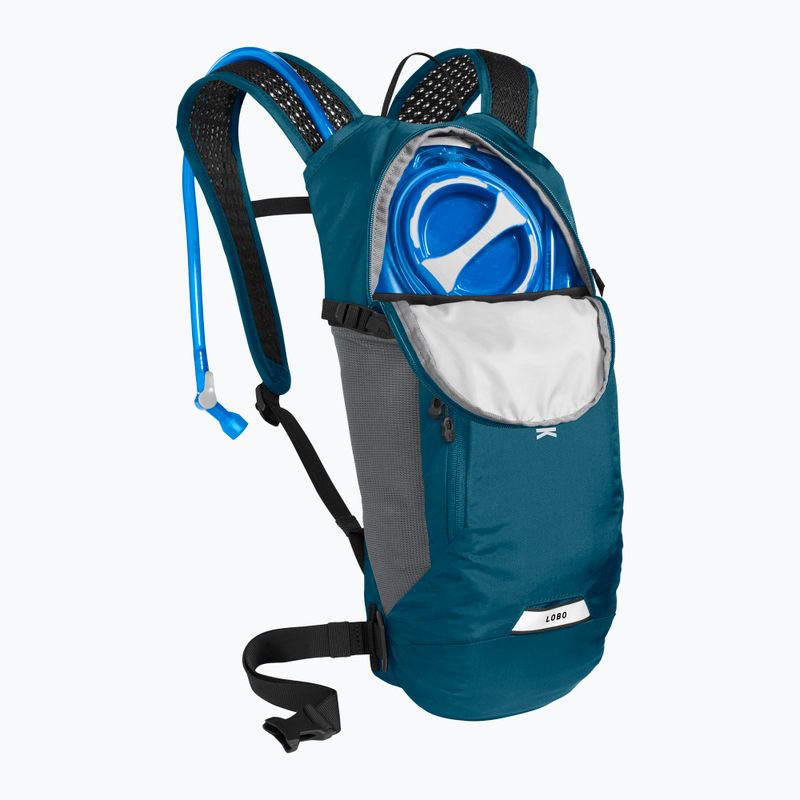 Рюкзак велосипедний CamelBak Lobo 9 l з гідратором 2 l moroccan blue/black 8