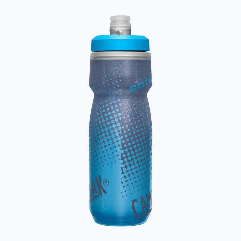 Велосипедна пляшка CamelBak Podium Chill 620 мл з синьою крапкою 2