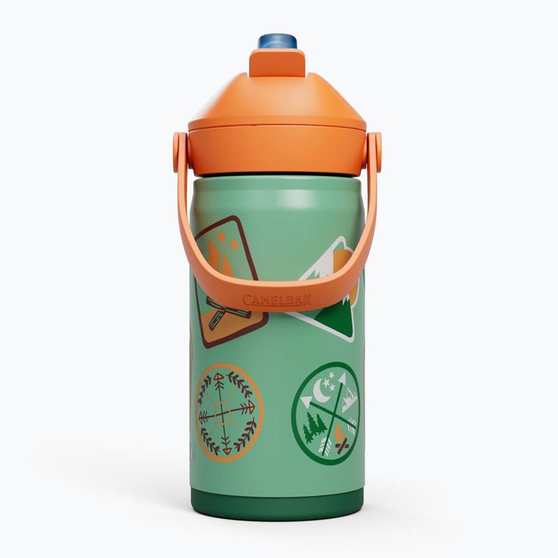 Пляшка термічна CamelBak Thrive Flip Straw Kids Insulated SST 350 мл camp badges 2