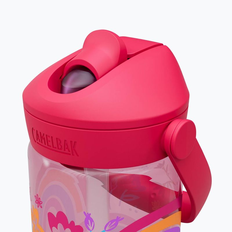 Пляшка туристична CamelBak Thrive Flip Straw Kids 400 мл rainbow floral 4