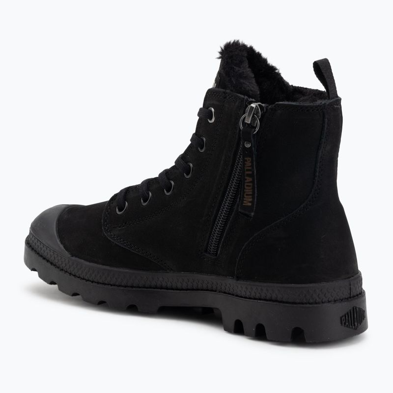 Черевики жіночі Palladium Pampa Hi Zip WL black/black 3