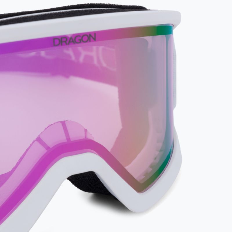 Окуляри гірськолижні Dragon DX3 OTG white/lumalens pink ion 5