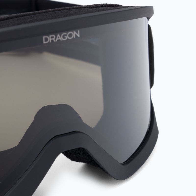 Маска лижна  DRAGON DX3 OTG blackout/lumalens dark smoke 40497-004 5