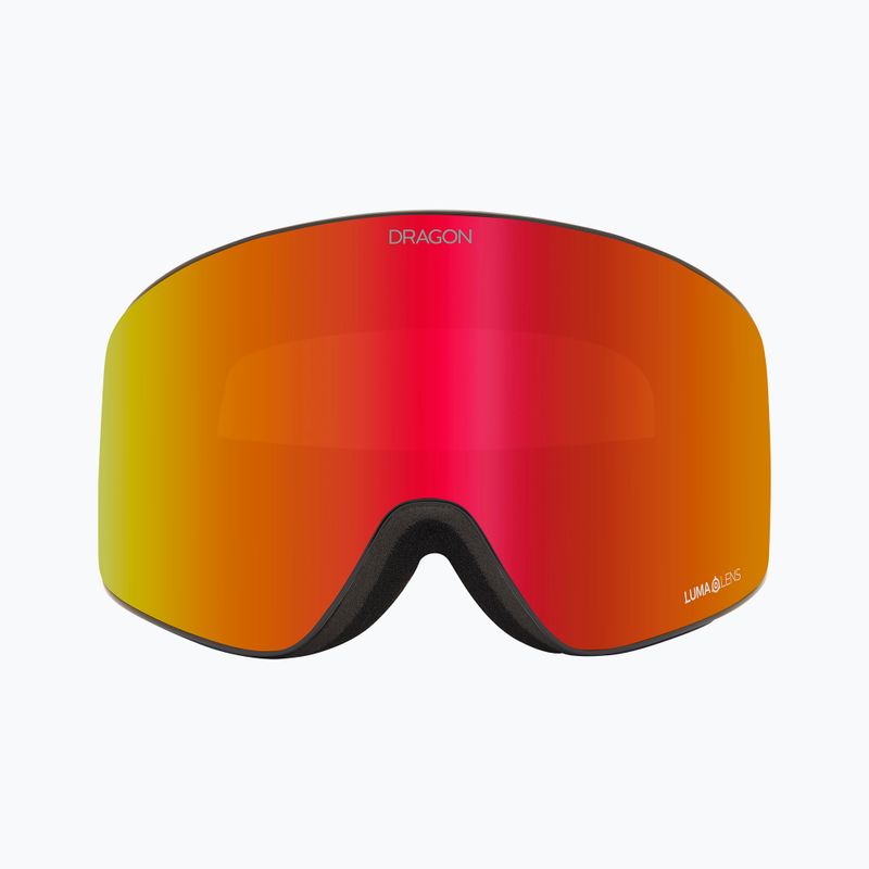 Маска лижна DRAGON PXV split/lumalens red ion/lumalens light rose 38280/6534614 9