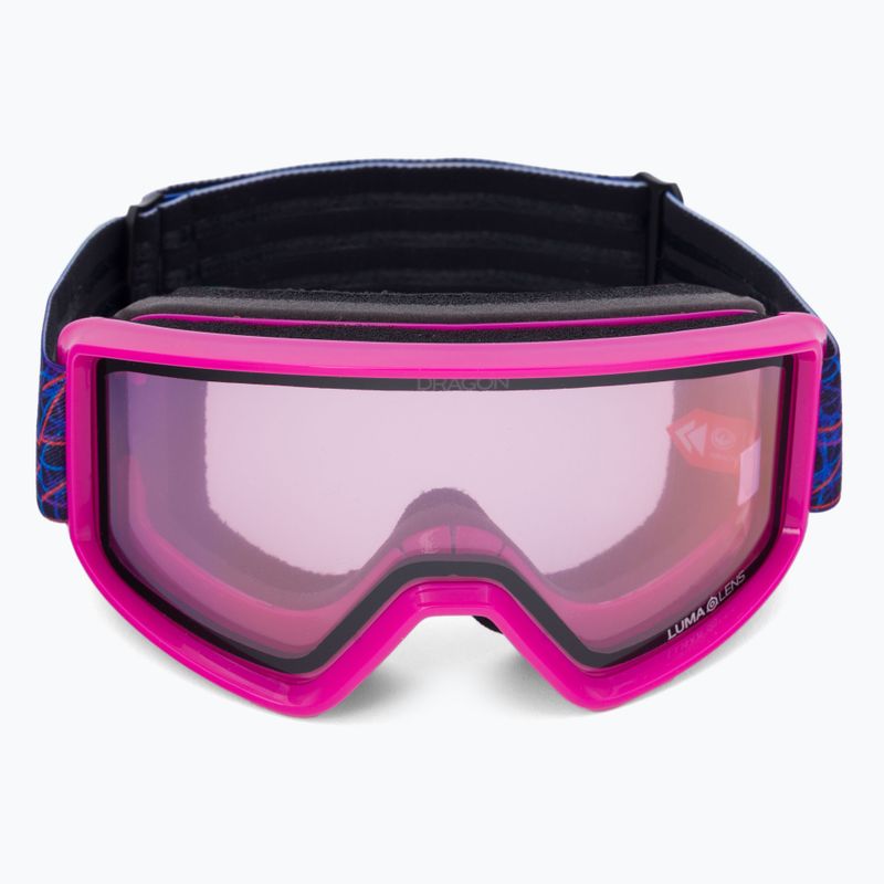 Маска лижна  DRAGON DXT OTG scribble/lumalens light rose 47022-540 2