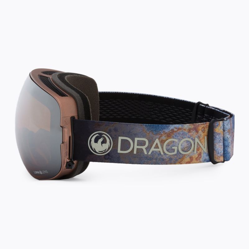 Маска лижна  DRAGON X2 slate/lumalens silver ion/amber 40454-030 4