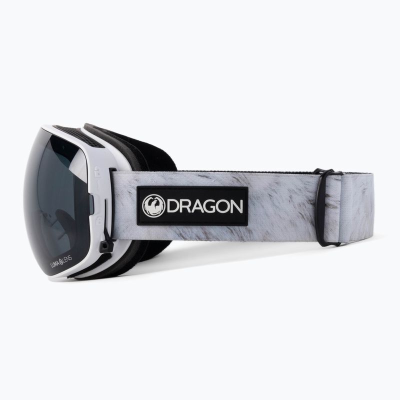 Маска лижна  DRAGON X2S winter hare/lumalens dark smoke/lumalens rose 40455-109 5