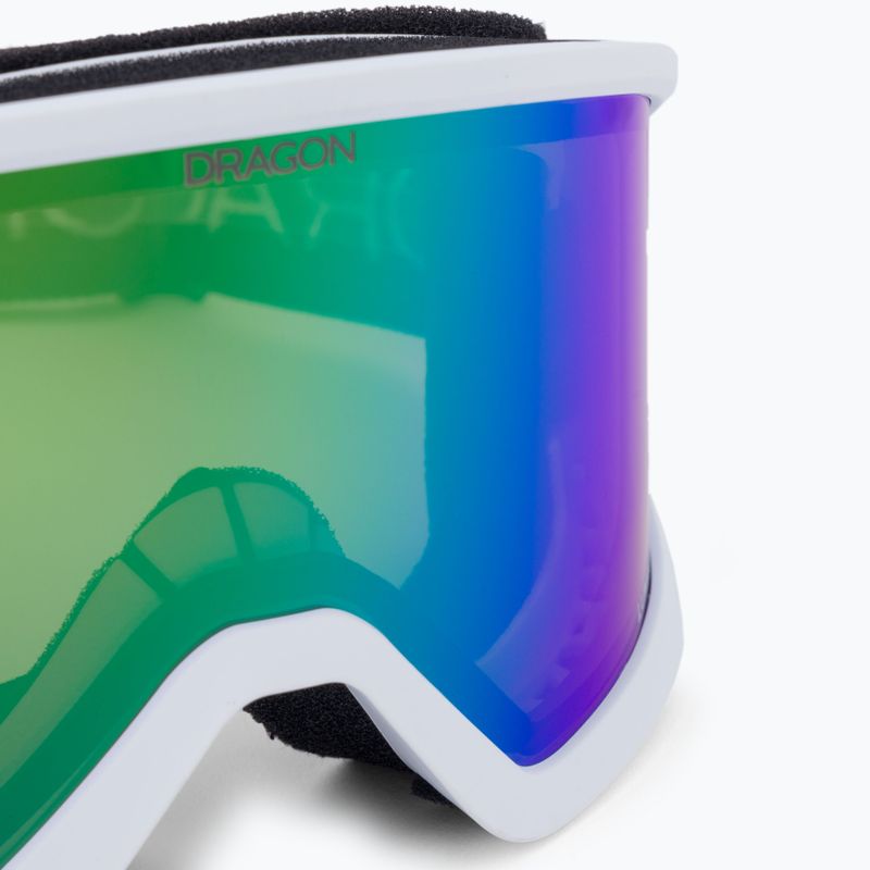 Маска лижна  DRAGON DX3 OTG white/lumalens green ion 40494-105 5