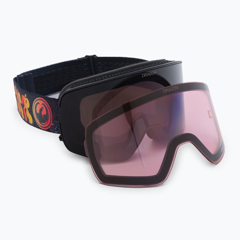 Маска лижна DRAGON NFX2 forest bailey/lumalens midnight/lumalens light rose 40458/6030704