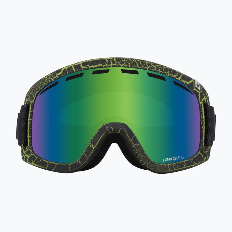 Маска лижна DRAGON D1 OTG lichen/lumalens green ion/lumalens amber 40461/6032342 9
