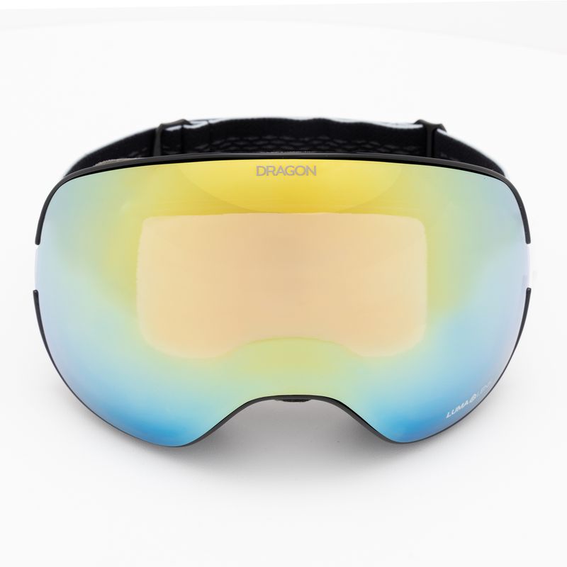 Гірськолижні окуляри DRAGON X2 classic grey/lumalens gold andion/amber 3