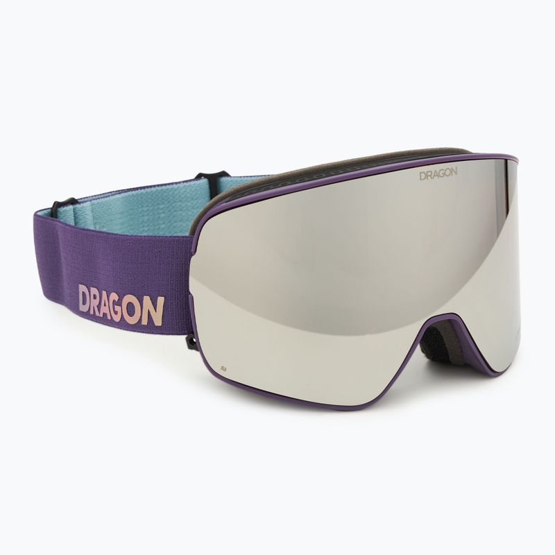 Окуляри гірськолижні DRAGON NFX2 deep plum/lumalens silver ion+lumalens voilet 2