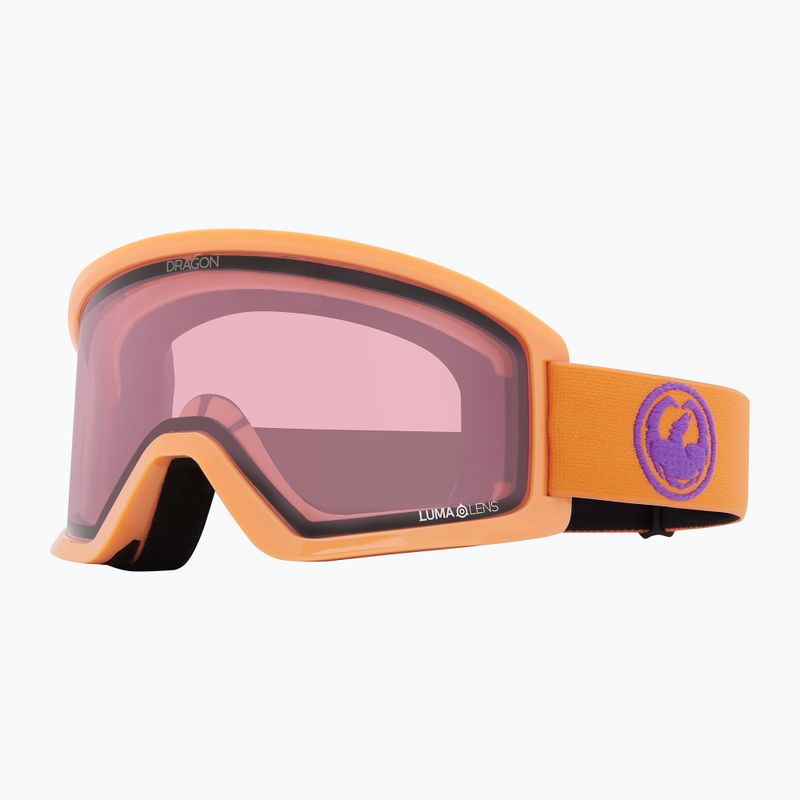 Окуляри гірськолижні DRAGON DX3 OTG apricot/lumalens light rose 5