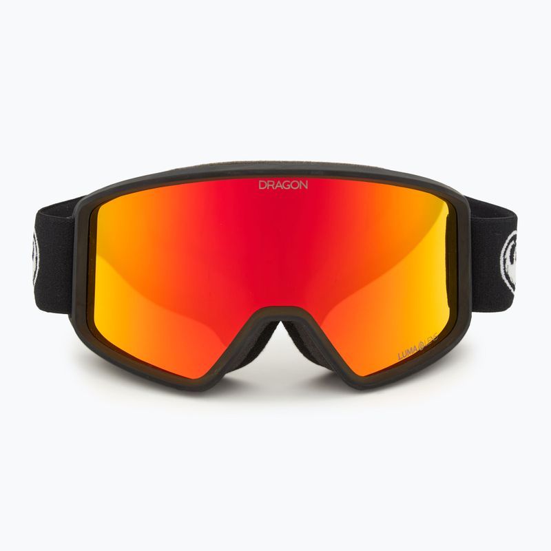 Окуляри гірськолижні DRAGON DXT OTG black/lumalens red ion 2