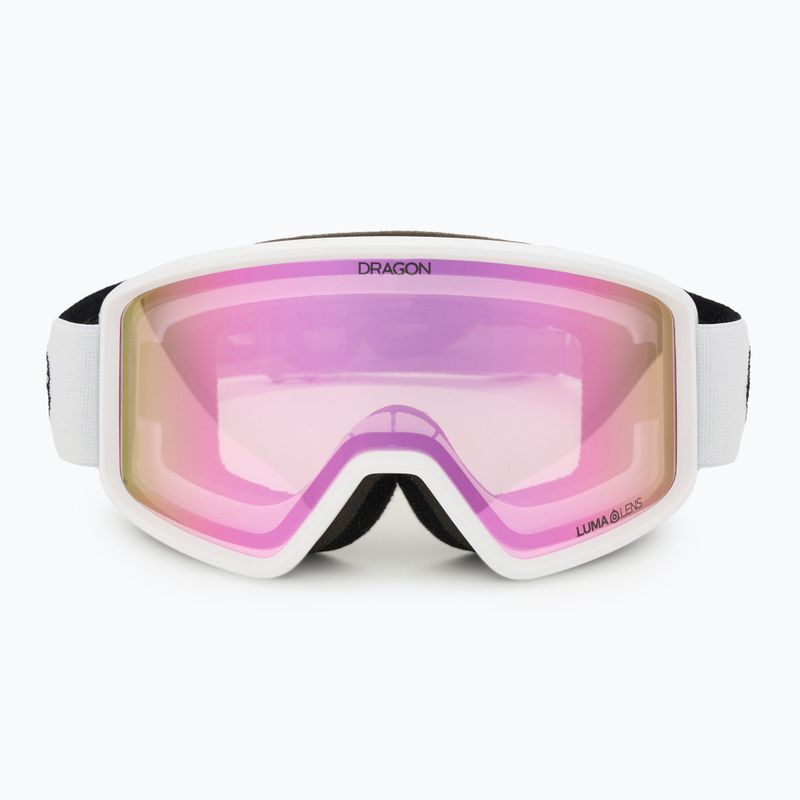 Окуляри гірськолижні DRAGON DXT OTG white/lumalens pink ion 2
