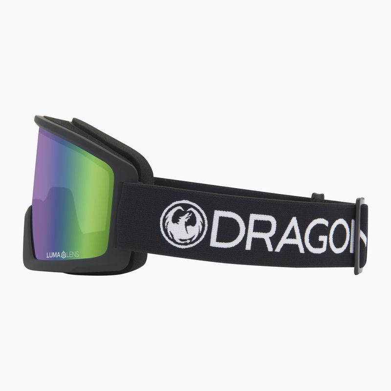 Гірськолижні маски DRAGON DX3 L OTG black/lumalens green ion 3