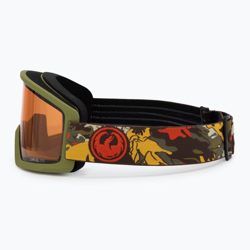 Лижні окуляри DRAGON DX3 L OTG leafy camo/lumalens amber 4
