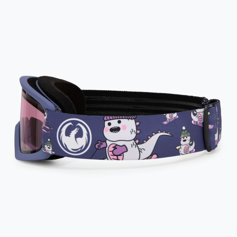 Окуляри гірськолижні дитячі Dragon LIL D lil kaiju/lumalens light rose 4