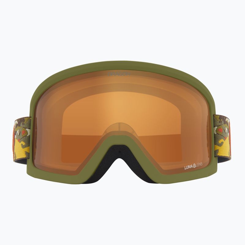 Лижні окуляри DRAGON DXT OTG leafy camo/Lumalens Amber 2