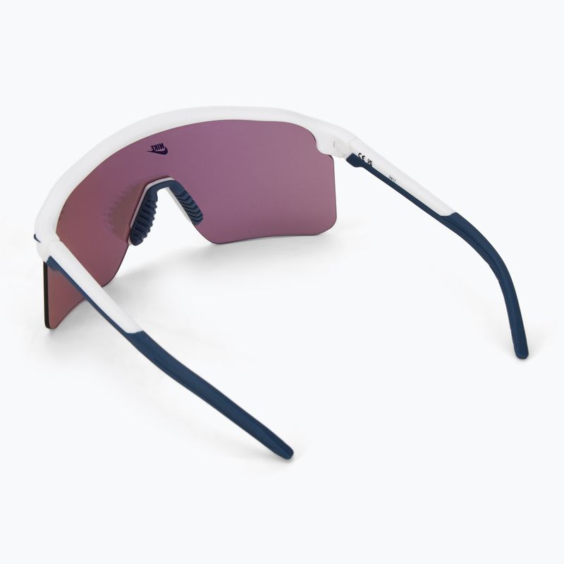 Окуляри сонцезахисні Nike Expedition Shield E matte summit white/ road chrome mirror 2
