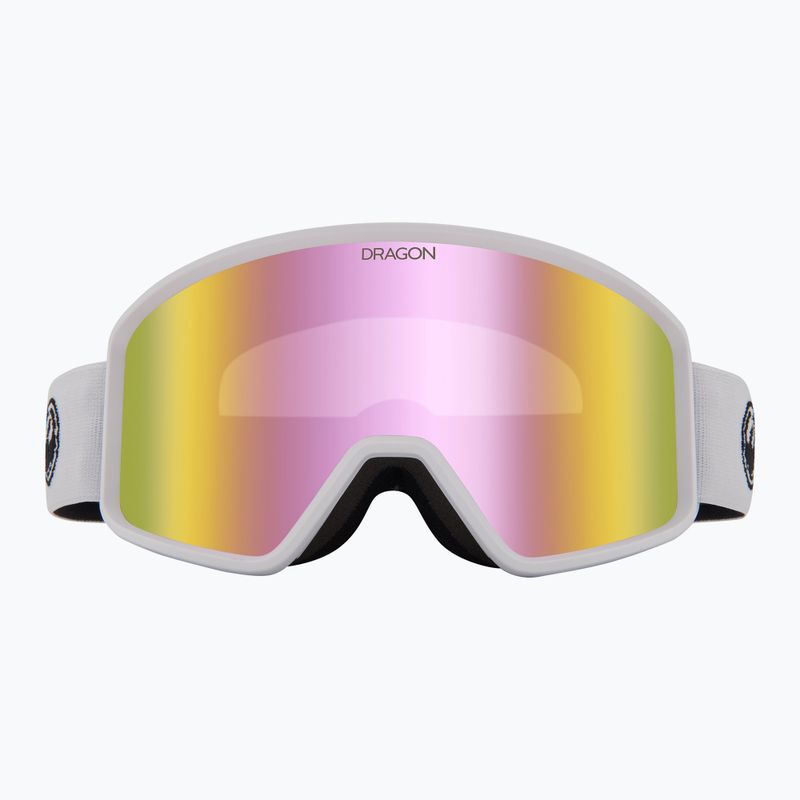 Окуляри гірськолижні DRAGON DX3 OTG white/lumalens pink ion 5