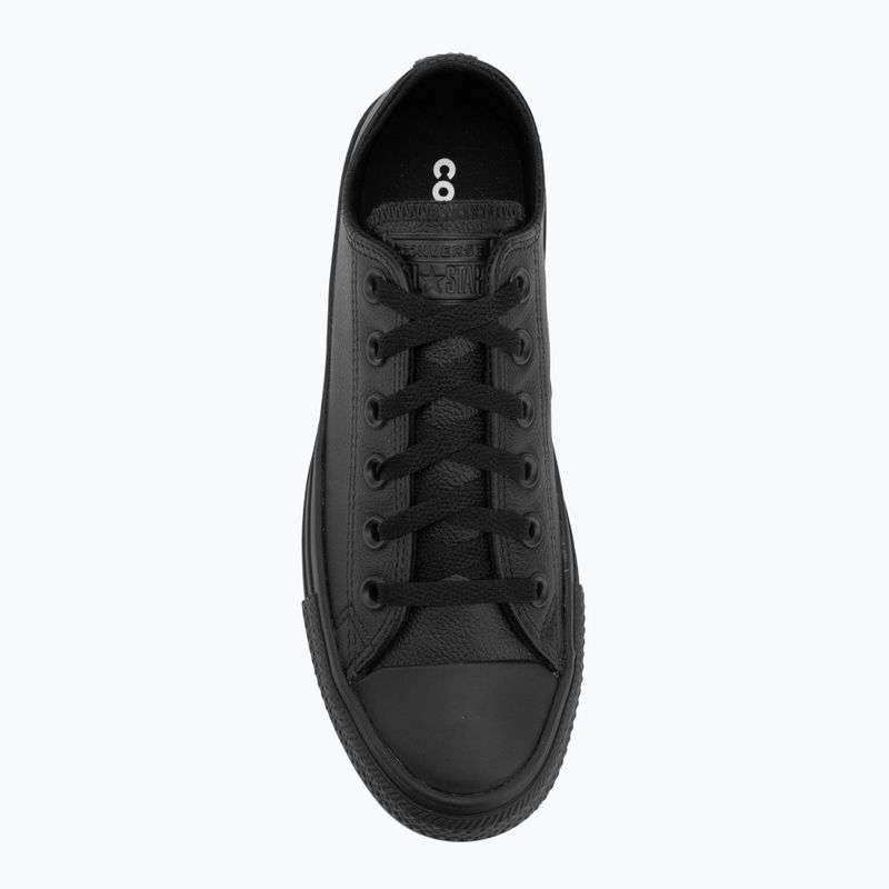 Кеди Converse Chuck Taylor All Star Leather black mono 5