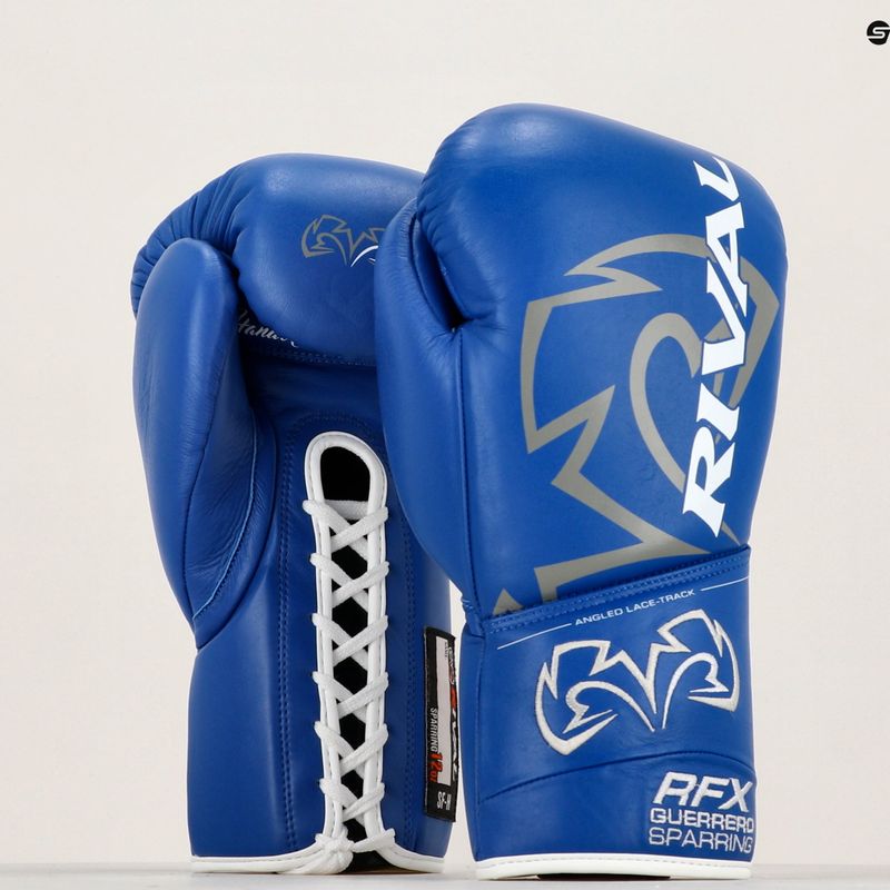 Рукавиці боксерські Rival RFX-Guerrero Sparring -SF-H blue 9