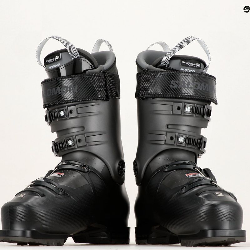 Чоловічі гірськолижні черевики Salomon S Pro Supra Boa 110 black/beluga/titanium met. 12