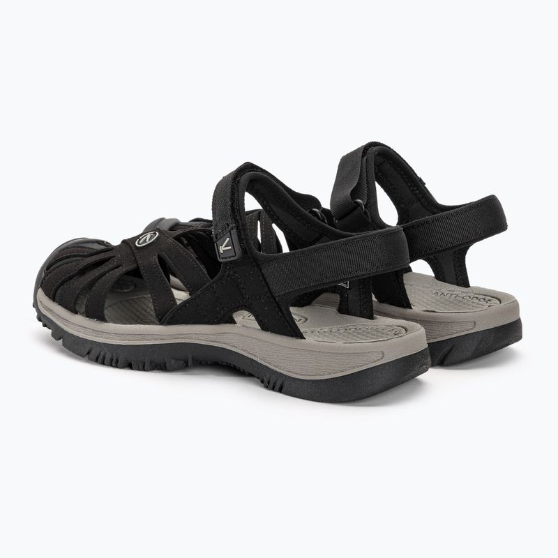 Жіночі босоніжки KEEN Rose чорні/нейтрально-сірі 3