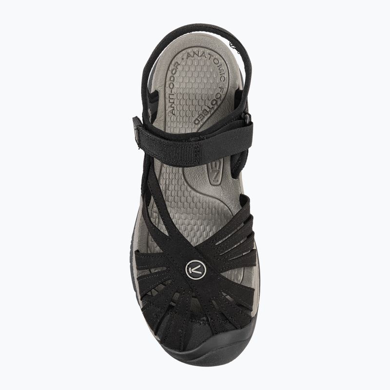 Жіночі босоніжки KEEN Rose чорні/нейтрально-сірі 6