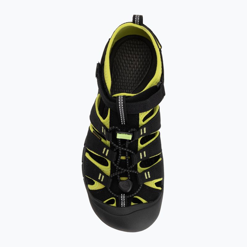 Сандалі дитячі KEEN Newport H2 black/lime green 5
