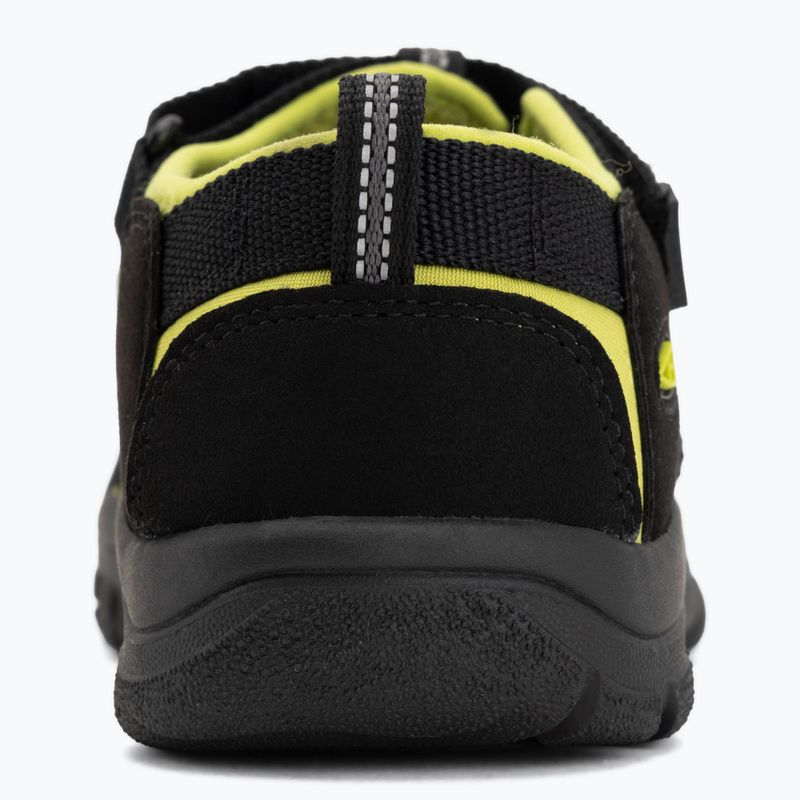 Сандалі дитячі KEEN Newport H2 black/lime green 6