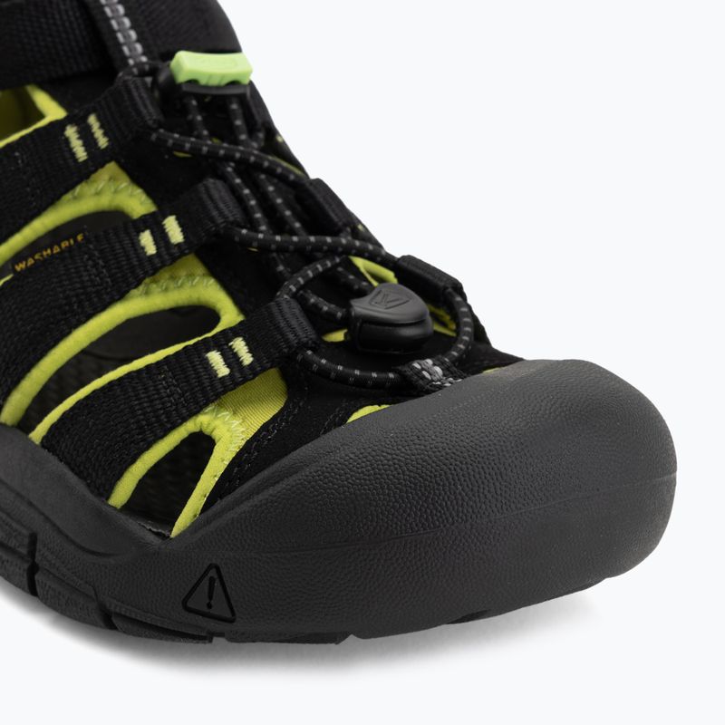 Сандалі дитячі KEEN Newport H2 black/lime green 7