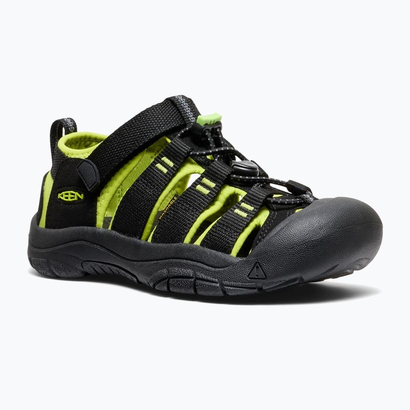 Сандалі дитячі KEEN Newport H2 black/lime green