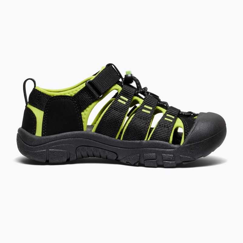 Сандалі дитячі KEEN Newport H2 black/lime green 3
