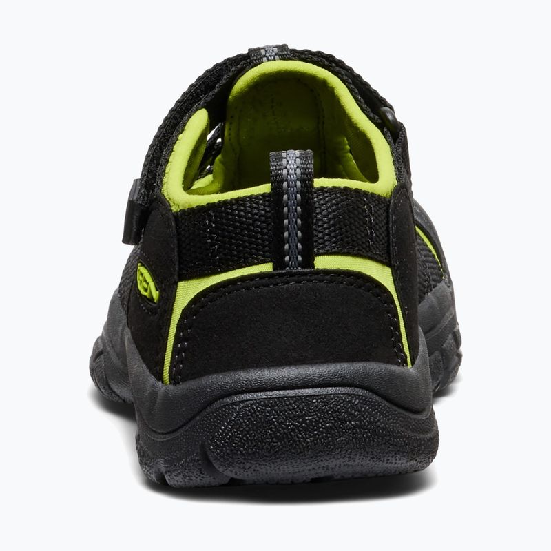 Сандалі дитячі KEEN Newport H2 black/lime green 5
