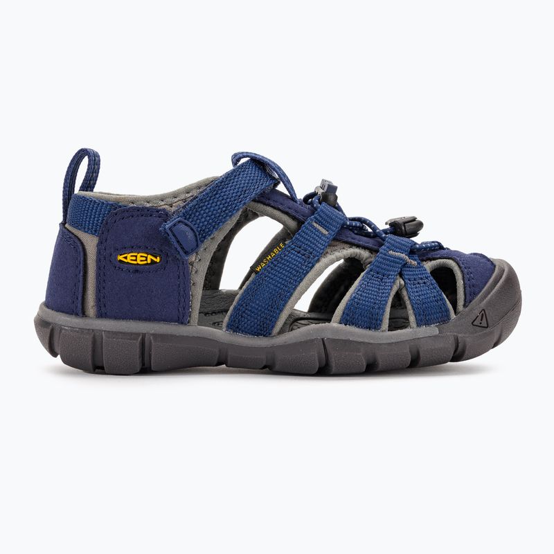 Сандалі трекінгові дитячі KEEN Seacamp II CNX blue depths/gargoyole 2