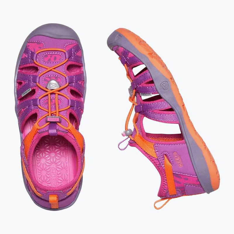 Сандалі трекінгові дитячі KEEN Moxie purple wine/nasturtium 10