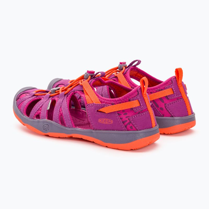 Сандалі трекінгові дитячі KEEN Moxie purple wine/nasturtium 3