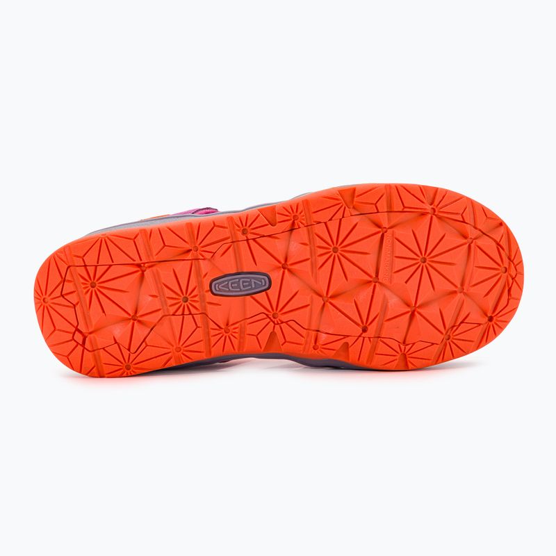 Сандалі трекінгові дитячі KEEN Moxie purple wine/nasturtium 5