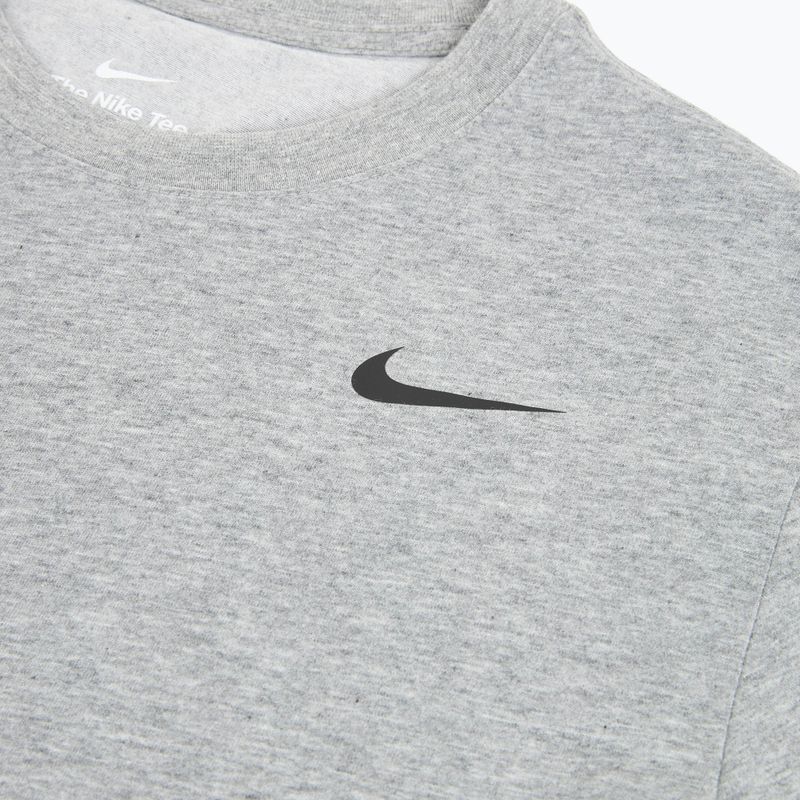 Футболка чоловіча Nike Dri-Fit smokey carbon heather/black 3